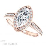 Marquise Cut Forever Brilliant Moissanite Engagement Ring #GTJ1120-marquise-fb-r