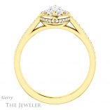 Marquise Cut Forever Brilliant Moissanite Engagement Ring #GTJ1120-marquise-fb-y