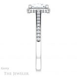Princess Cut Forever One Moissanite Engagement Ring #GTJ1120-square-fo-w