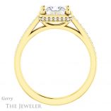 Princess Cut Forever One Moissanite Engagement Ring #GTJ1120-square-fo-y