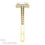 Princess Cut Forever One Moissanite Engagement Ring #GTJ1120-square-fo-y