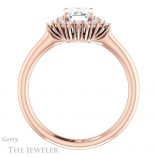 Emerald Cut Forever One Moissanite Engagement Ring #GTJ1122-emerald-fb-r 2 Emerald Cut Forever Brilliant Moissanite Engagement Ring #GTJ1122-emerald-fb-r