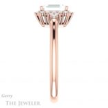Emerald Cut Forever One Moissanite Engagement Ring #GTJ1122-emerald-fb-r 3 Emerald Cut Forever Brilliant Moissanite Engagement Ring #GTJ1122-emerald-fb-r