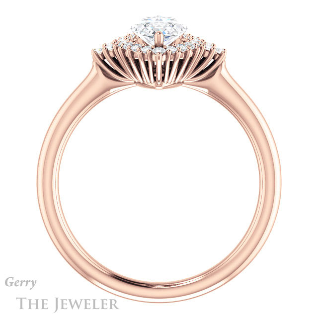 Marquise Cut Forever Brilliant Moissanite Engagement Ring #GTJ1122-marquise-fb-r