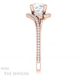 Cushion Cut Forever One Moissanite Engagement Ring #GTJ1124-cushion-fo-r