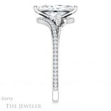 Marquise Cut Forever Brilliant Moissanite Engagement Ring #GTJ1124-marquise-fb-w