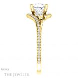 Princess Cut Forever One Moissanite Engagement Ring #GTJ1124-square-fo-y 3 Princess Cut Forever One Moissanite Engagement Ring #GTJ1124-square-fo-y