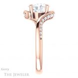 Oval Shaped Forever One Moissanite Engagement Ring #GTJ1125-oval-fo-r 3 Oval Shaped Forever One Moissanite Engagement Ring #GTJ1125-oval-fo-r