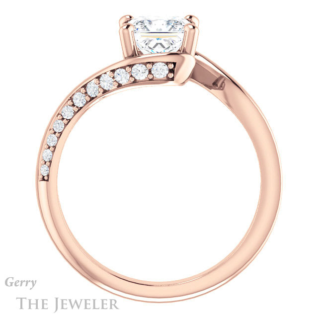 Princess Cut Forever One Moissanite Engagement Ring #GTJ1125-square-fo-r 2 Princess Cut Forever One Moissanite Engagement Ring #GTJ1125-square-fo-r