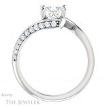 Princess Cut Forever One Moissanite Engagement Ring #GTJ1125-square-fo-w 2 Princess Cut Forever One Moissanite Engagement Ring #GTJ1125-square-fo-w