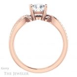Cushion Cut Forever One Moissanite Engagement Ring #GTJ1127-cushion-fo-r