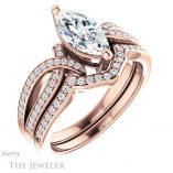 Marquise Cut Forever One Moissanite Engagement Ring #GTJ1127-marquise-fb-r 6 Marquise Cut Forever Brilliant Moissanite Engagement Ring #GTJ1127-marquise-fb-r