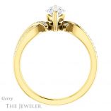 Marquise Cut Forever Brilliant Moissanite Engagement Ring #GTJ1127-marquise-fb-y