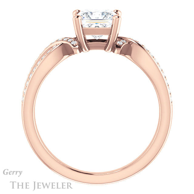 Princess Cut Forever One Moissanite Engagement Ring #GTJ1127-square-fo-r 2 Princess Cut Forever One Moissanite Engagement Ring #GTJ1127-square-fo-r