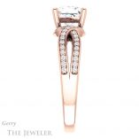 Princess Cut Forever One Moissanite Engagement Ring #GTJ1127-square-fo-r 3 Princess Cut Forever One Moissanite Engagement Ring #GTJ1127-square-fo-r