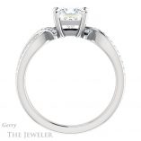 Princess Cut Forever One Moissanite Engagement Ring #GTJ1127-square-fo-w 2 Princess Cut Forever One Moissanite Engagement Ring #GTJ1127-square-fo-w