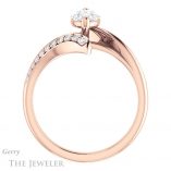 Marquise Cut Forever One Moissanite Engagement Ring #GTJ1128-marquise-fb-r 2 Marquise Cut Forever Brilliant Moissanite Engagement Ring #GTJ1128-marquise-fb-r
