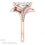 Marquise Cut Forever One Moissanite Engagement Ring #GTJ1128-marquise-fb-r 3 Marquise Cut Forever Brilliant Moissanite Engagement Ring #GTJ1128-marquise-fb-r
