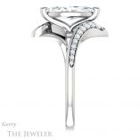 Marquise Cut Forever One Moissanite Engagement Ring #GTJ1128-marquise-fb-w 3 Marquise Cut Forever Brilliant Moissanite Engagement Ring #GTJ1128-marquise-fb-w