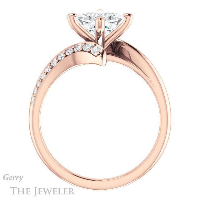 Princess Cut Forever One Moissanite Engagement Ring #GTJ1128-square-fo-r 2 Princess Cut Forever One Moissanite Engagement Ring #GTJ1128-square-fo-r