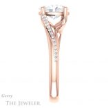 Oval Shaped Forever One Moissanite Engagement Ring #GTJ1129-oval-fo-r 3 Oval Shaped Forever One Moissanite Engagement Ring #GTJ1129-oval-fo-r
