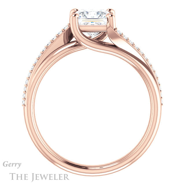 Princess Cut Forever One Moissanite Engagement Ring #GTJ1129-square-fo-r 2 Princess Cut Forever One Moissanite Engagement Ring #GTJ1129-square-fo-r