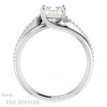 Princess Cut Forever One Moissanite Engagement Ring #GTJ1129-square-fo-w