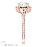 Cushion Cut Forever One Moissanite Engagement Ring #GTJ1130-cushion-fo-r