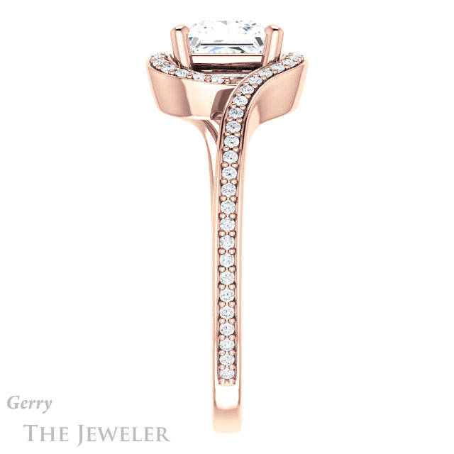 Princess Cut Forever One Moissanite Engagement Ring #GTJ1130-square-fo-r 3 Princess Cut Forever One Moissanite Engagement Ring #GTJ1130-square-fo-r