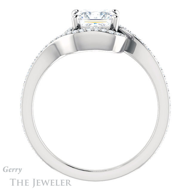 Princess Cut Forever One Moissanite Engagement Ring #GTJ1130-square-fo-w 2 Princess Cut Forever One Moissanite Engagement Ring #GTJ1130-square-fo-w