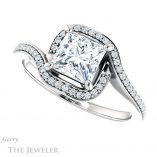 Princess Cut Forever One Moissanite Engagement Ring #GTJ1130-square-fo-w 5 Princess Cut Forever One Moissanite Engagement Ring #GTJ1130-square-fo-w