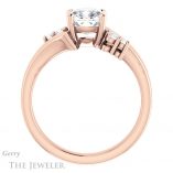Cushion Cut Forever One Moissanite Engagement Ring #GTJ1131-cushion-fo-r 2 Cushion Cut Forever One Moissanite Engagement Ring #GTJ1131-cushion-fo-r