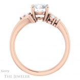 Round Cut Forever One Moissanite Engagement Ring #GTJ1131-round-fo-r 2 Round Cut Forever One Moissanite Engagement Ring #GTJ1131-round-fo-r