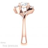 Cushion Cut Forever One Moissanite Engagement Ring #GTJ1132-cushion-fo-r 3 Cushion Cut Forever One Moissanite Engagement Ring #GTJ1132-cushion-fo-r