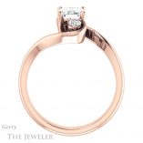 Emerald Cut Forever Brilliant Moissanite Engagement Ring #GTJ1132-emerald-fb-r