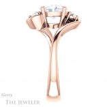 Oval Shaped Forever One Moissanite Engagement Ring #GTJ1132-oval-fo-r 3 Oval Shaped Forever One Moissanite Engagement Ring #GTJ1132-oval-fo-r