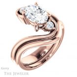 Oval Shaped Forever One Moissanite Engagement Ring #GTJ1132-oval-fo-r 6 Oval Shaped Forever One Moissanite Engagement Ring #GTJ1132-oval-fo-r