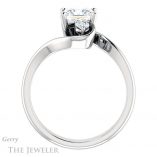 Princess Cut Forever One Moissanite Engagement Ring #GTJ1132-square-fo-w 2 Princess Cut Forever One Moissanite Engagement Ring #GTJ1132-square-fo-w