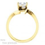 Princess Cut Forever One Moissanite Engagement Ring #GTJ1132-square-fo-y