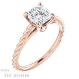 Cushion Cut Forever One Moissanite Engagement Ring #GTJ1134-cushion-fo-r 4 Cushion Cut Forever One Moissanite Engagement Ring #GTJ1134-cushion-fo-r