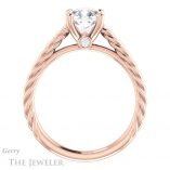 Cushion Cut Forever One Moissanite Engagement Ring #GTJ1134-cushion-fo-r 2 Cushion Cut Forever One Moissanite Engagement Ring #GTJ1134-cushion-fo-r