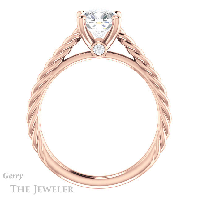 Cushion Cut Forever One Moissanite Engagement Ring #GTJ1134-cushion-fo-r 2 Cushion Cut Forever One Moissanite Engagement Ring #GTJ1134-cushion-fo-r