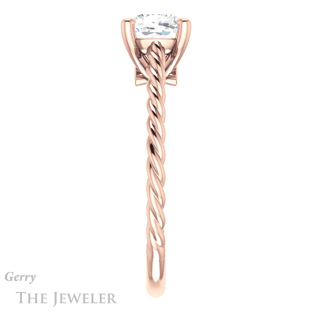 Cushion Cut Forever One Moissanite Engagement Ring #GTJ1134-cushion-fo-r 3 Cushion Cut Forever One Moissanite Engagement Ring #GTJ1134-cushion-fo-r