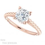 Cushion Cut Forever One Moissanite Engagement Ring #GTJ1134-cushion-fo-r 5 Cushion Cut Forever One Moissanite Engagement Ring #GTJ1134-cushion-fo-r
