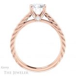 Round Cut Forever One Moissanite Engagement Ring #GTJ1134-round-fo-r 2 Round Cut Forever One Moissanite Engagement Ring #GTJ1134-round-fo-r