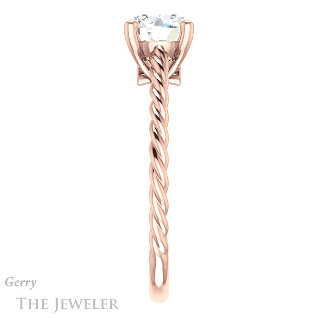 Round Cut Forever One Moissanite Engagement Ring #GTJ1134-round-fo-r 3 Round Cut Forever One Moissanite Engagement Ring #GTJ1134-round-fo-r