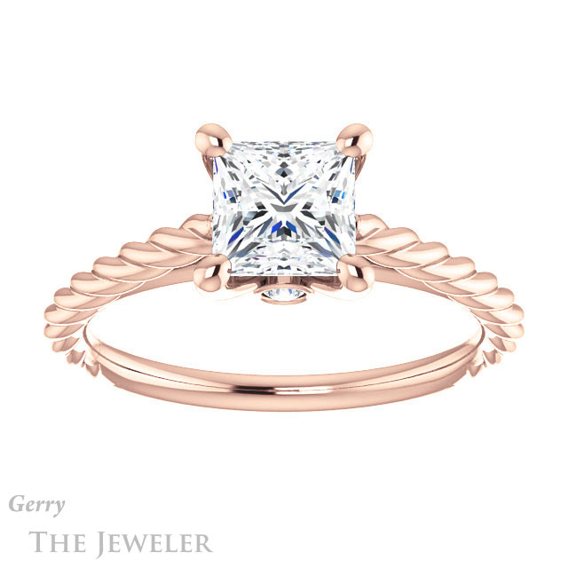 Princess Cut Forever One Moissanite Engagement Ring #GTJ1134-square-fo-r 1 Princess Cut Forever One Moissanite Engagement Ring #GTJ1134-square-fo-r