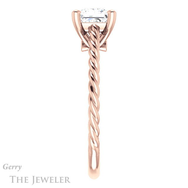 Princess Cut Forever One Moissanite Engagement Ring #GTJ1134-square-fo-r 3 Princess Cut Forever One Moissanite Engagement Ring #GTJ1134-square-fo-r