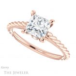 Princess Cut Forever One Moissanite Engagement Ring #GTJ1134-square-fo-r 5 Princess Cut Forever One Moissanite Engagement Ring #GTJ1134-square-fo-r