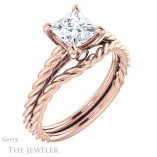 Princess Cut Forever One Moissanite Engagement Ring #GTJ1134-square-fo-r 6 Princess Cut Forever One Moissanite Engagement Ring #GTJ1134-square-fo-r
